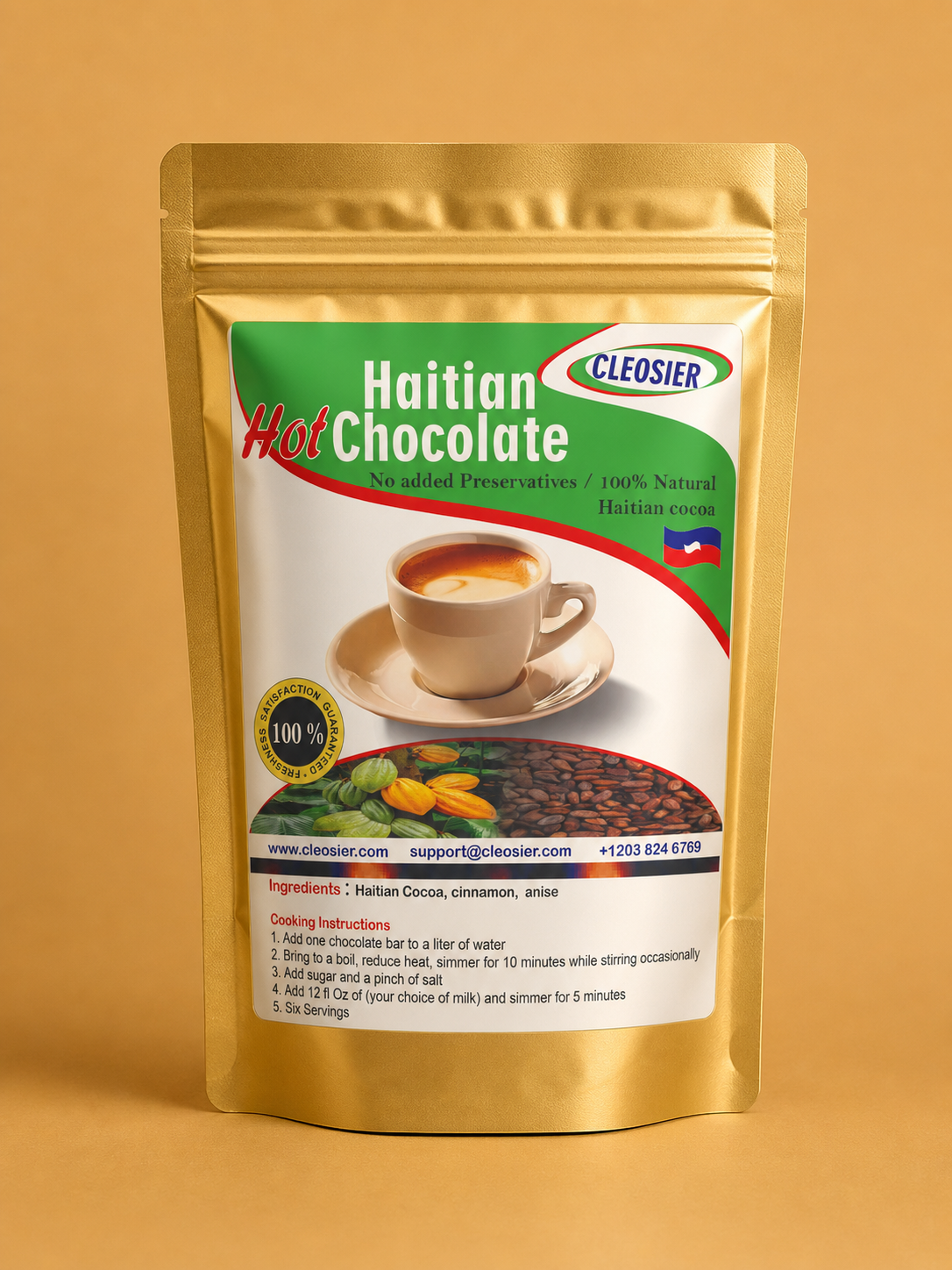 Haitian Hot Chocolate, Chocolat, Chokola